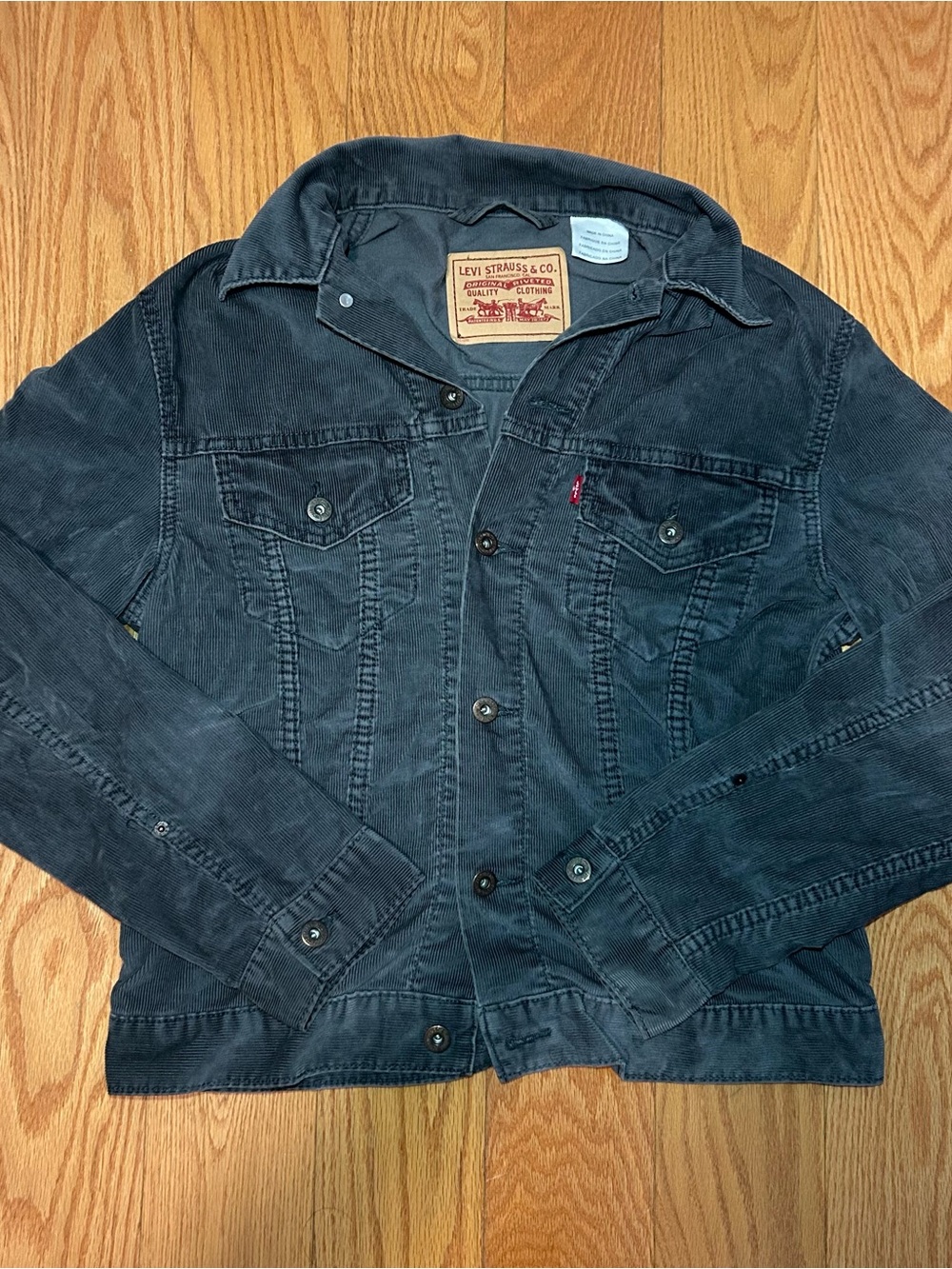Levi's Men's Grey Corduroy Jacket